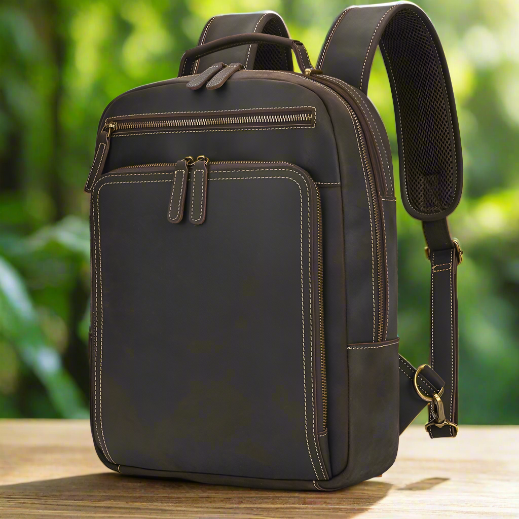 Men’s & Women’s Leather Backpack | Casual