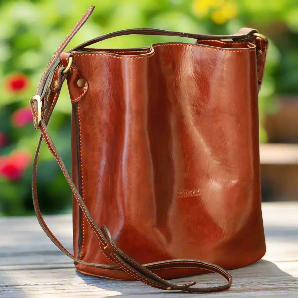 Cowhide Leather Shoulder Bag | Casual & Everyday Use
