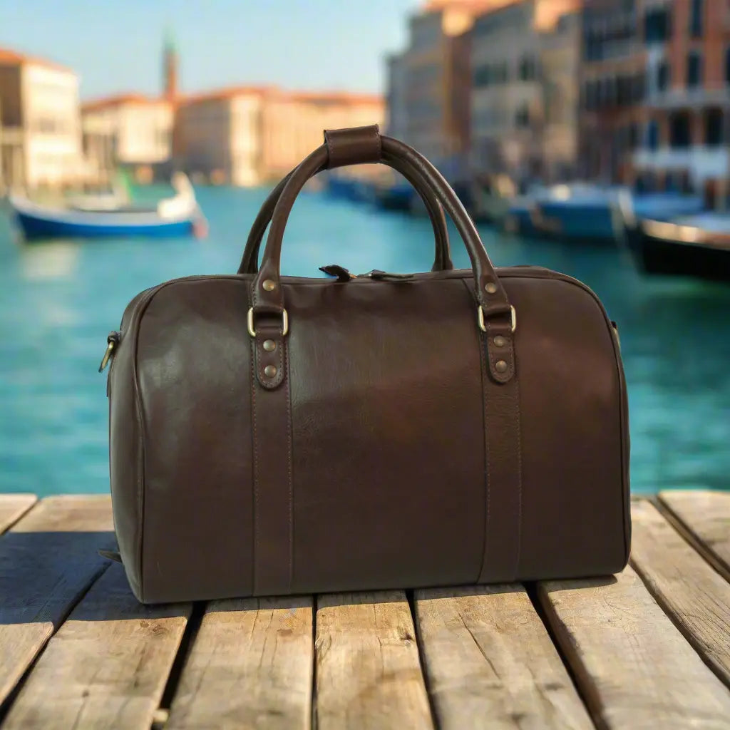 Full grain Leather Travel Bag | Weekend & Business Trips