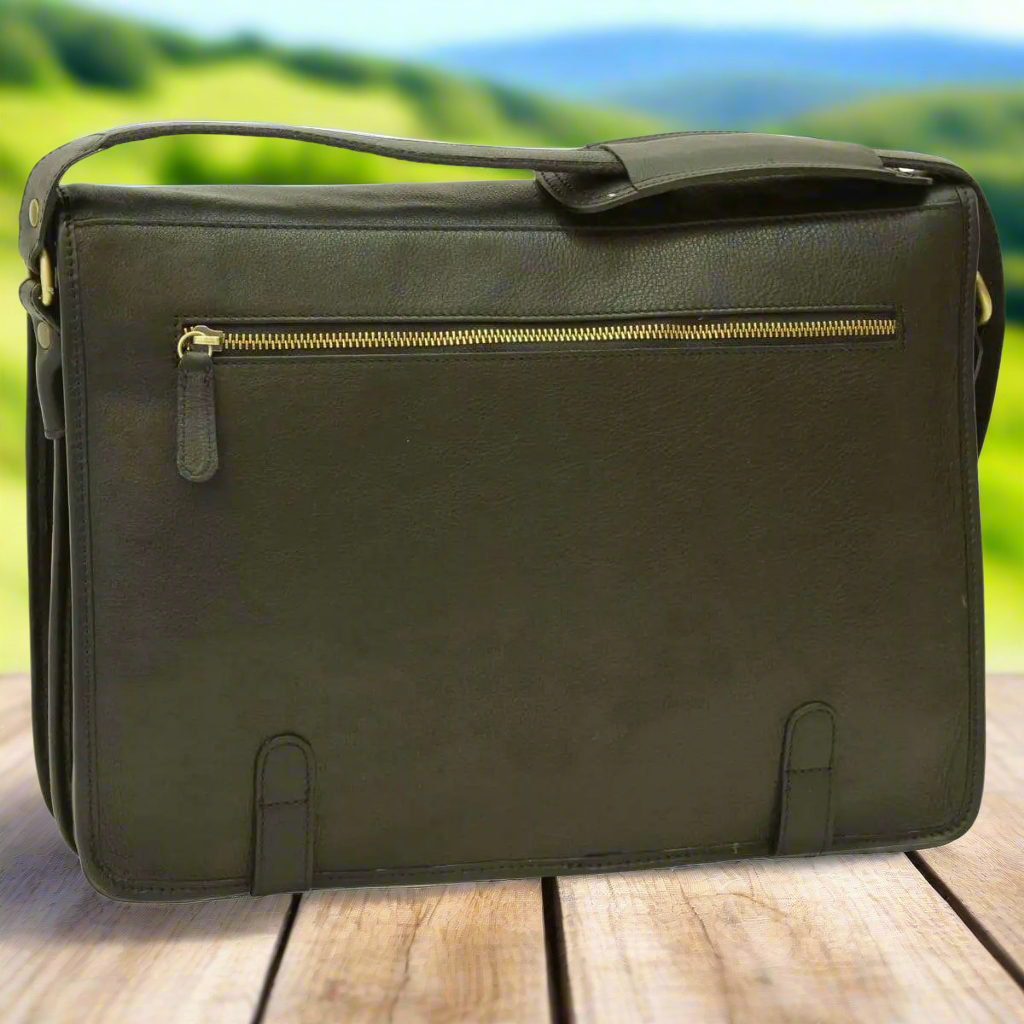 Calfskin Nappa Messenger Bag | Everyday Use & Casual