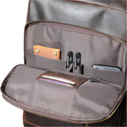 Structured Premium Cowhide Backpack | Travel & Everyday Use