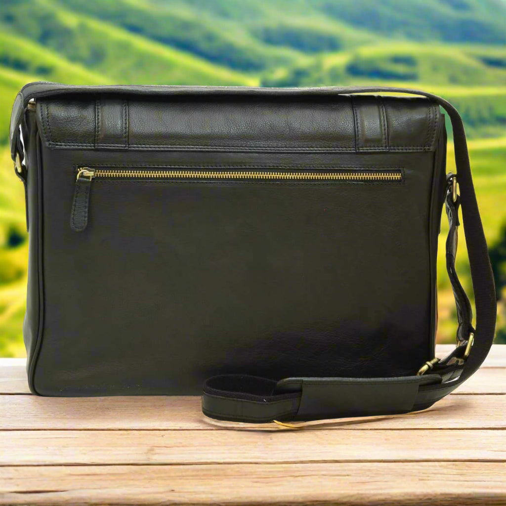 Soft Calfskin Leather Messenger Bag | Office & Business