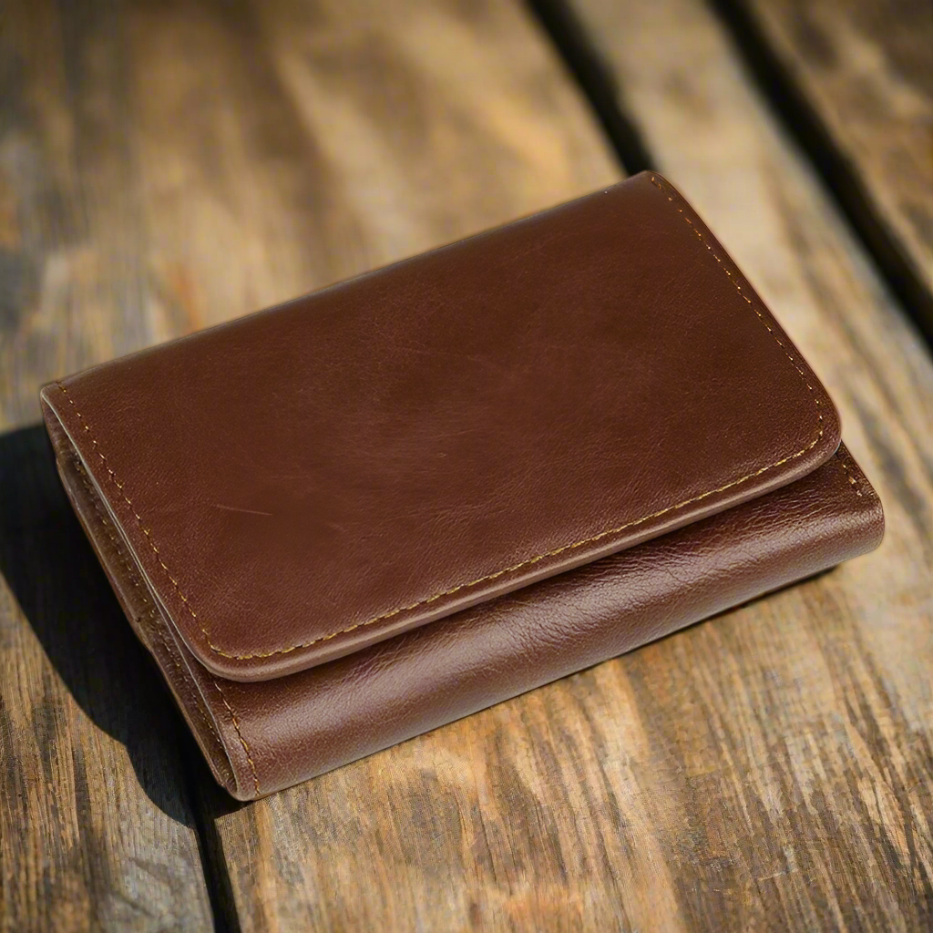 Premium Leather Trifold Wallet | Everyday Use