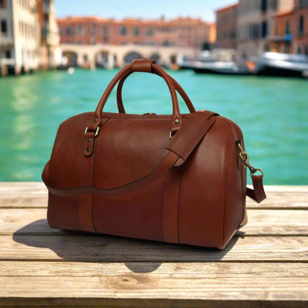 Full grain Leather Travel Bag | Weekend & Business Trips