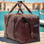 Cowhide Leather Travel Bag | Weekend & Business Trips