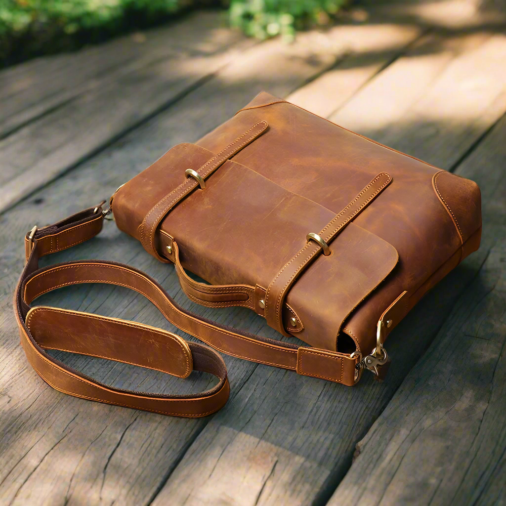 Genuine Leather Business Briefcase | Work & Business