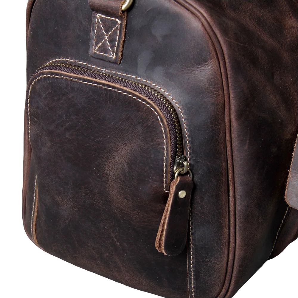 Full-Grain Leather Weekend Bag | Travel