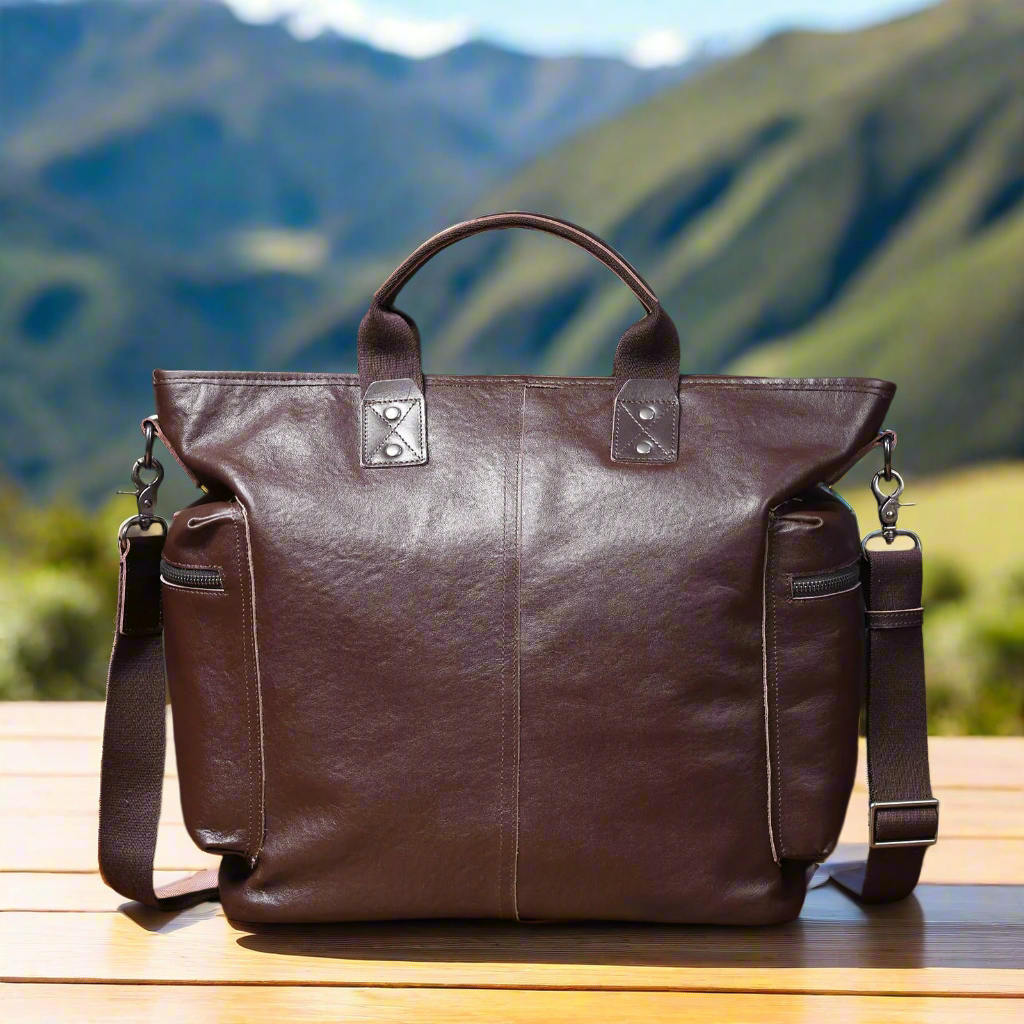 Versatile Premium Leather Briefcase | Office & Casual