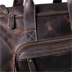 Full-Grain Leather Weekend Bag | Travel