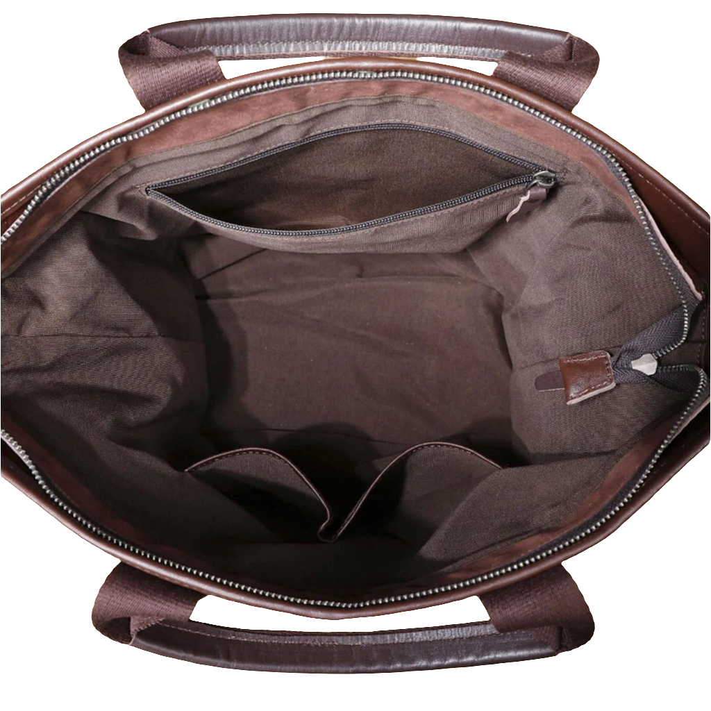 Versatile Premium Leather Briefcase | Office & Casual