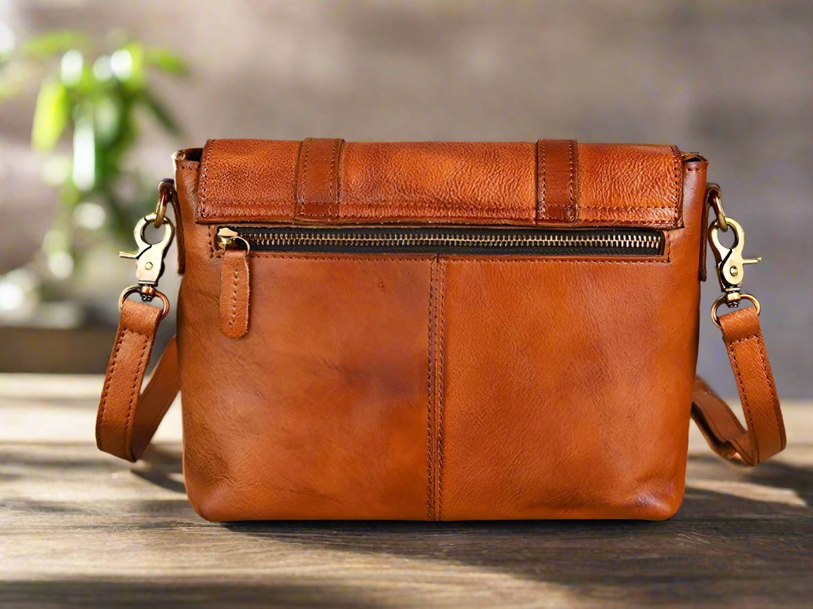 Soft Leather Crossbody Bag | Everyday Use