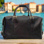 Cowhide Leather Travel Bag | Weekend & Business Trips