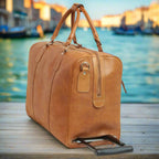 Oiled Calfskin Leather Duffel Bag | Travel & Business