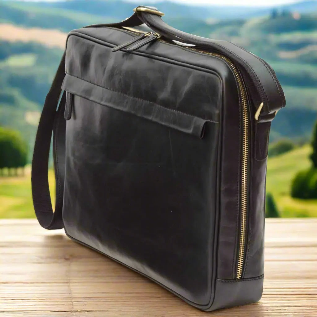 Vachetta Leather Messenger | Travel & Everyday Use