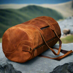 Men's Genuine Leather Duffle Bag | Travel & Weekend Trips