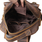 Vintage Crazy Horse Leather Backpack | Laptop & Travel Bag