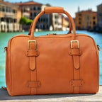 Cowhide Leather Duffel Bag | Travel & Business