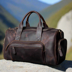Full-Grain Leather Weekend Bag | Travel