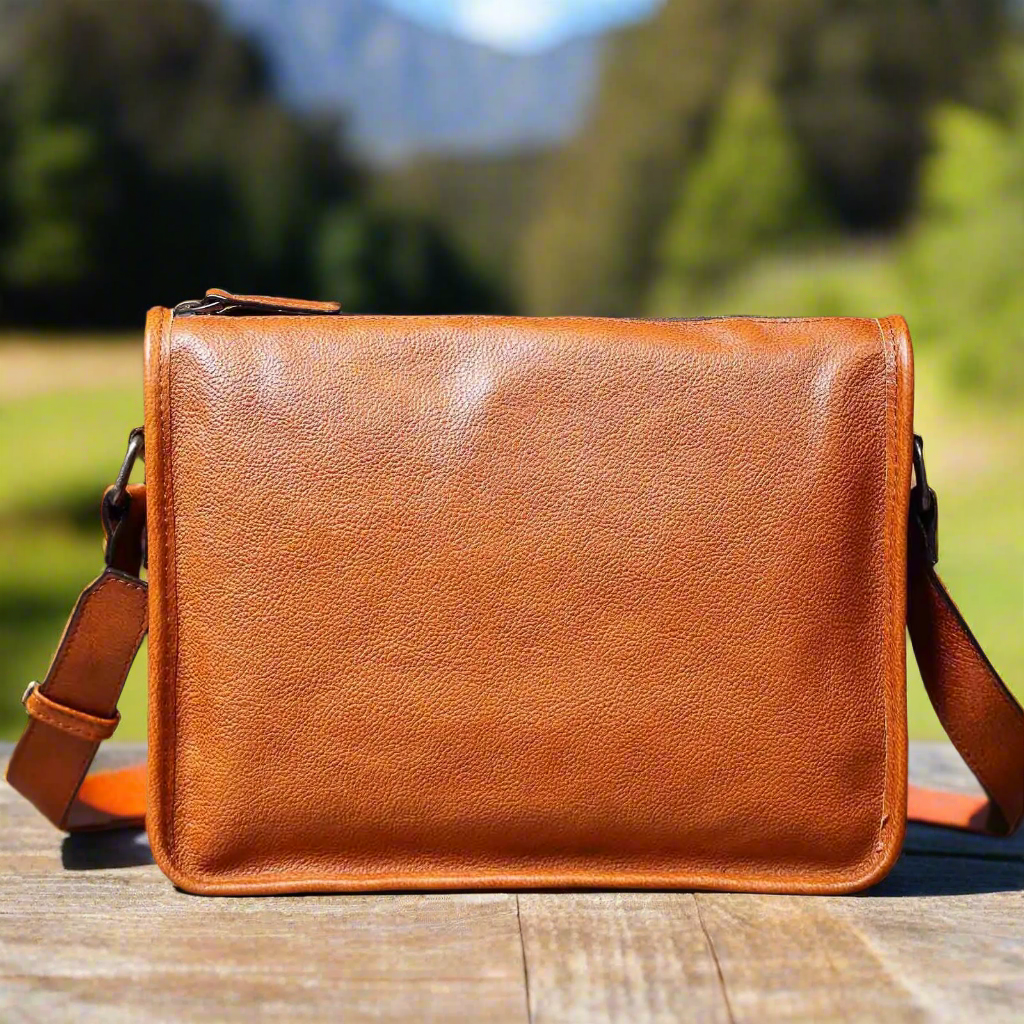 Soft Leather Crossbody Bag | Casual & Daily Use