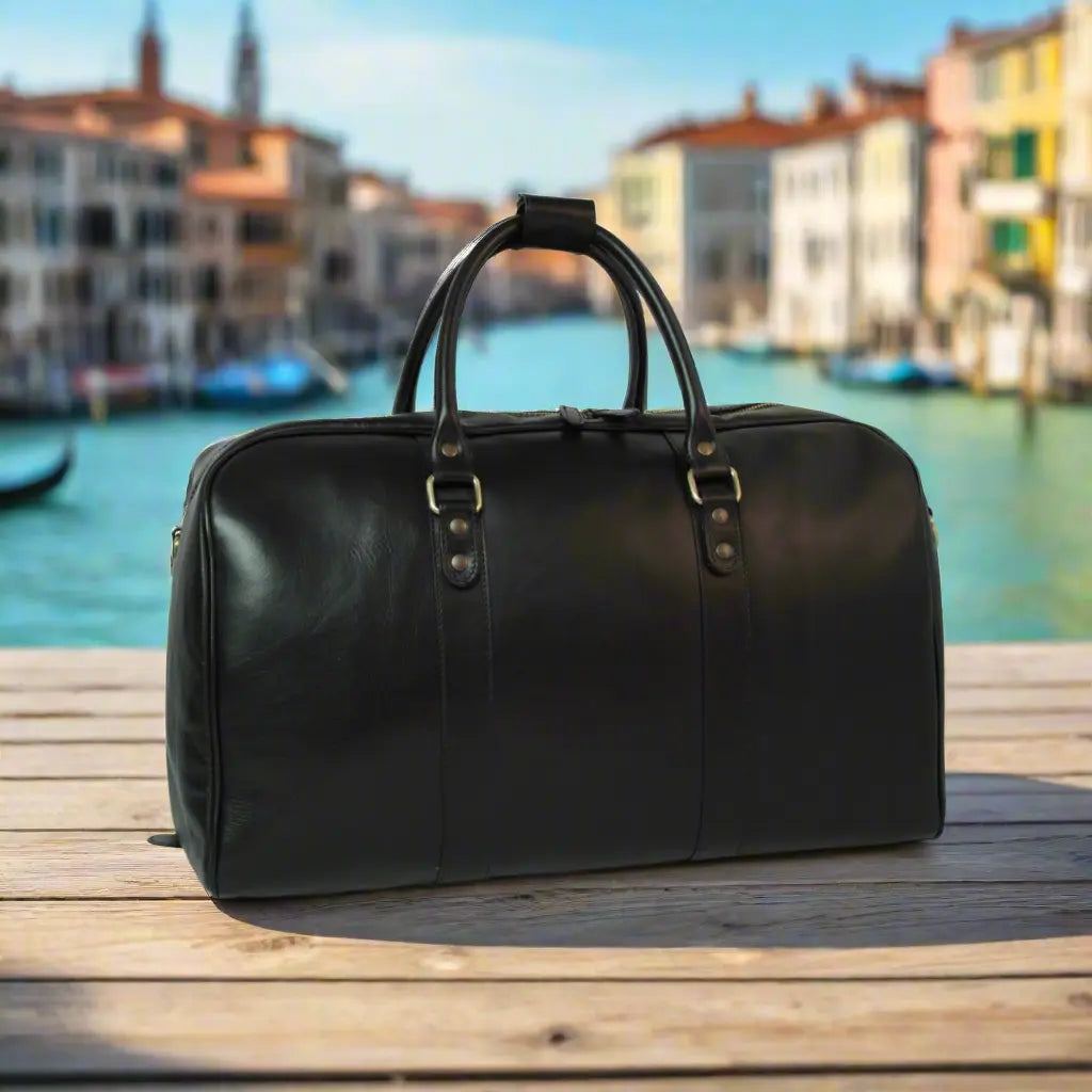 Full Grain Leather Large Travel Bag | Weekend & Business Trips