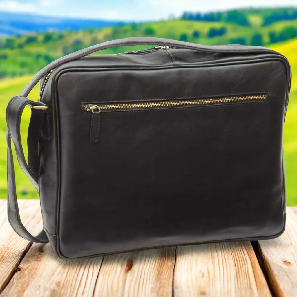 Vachetta Leather Messenger | Travel & Everyday Use