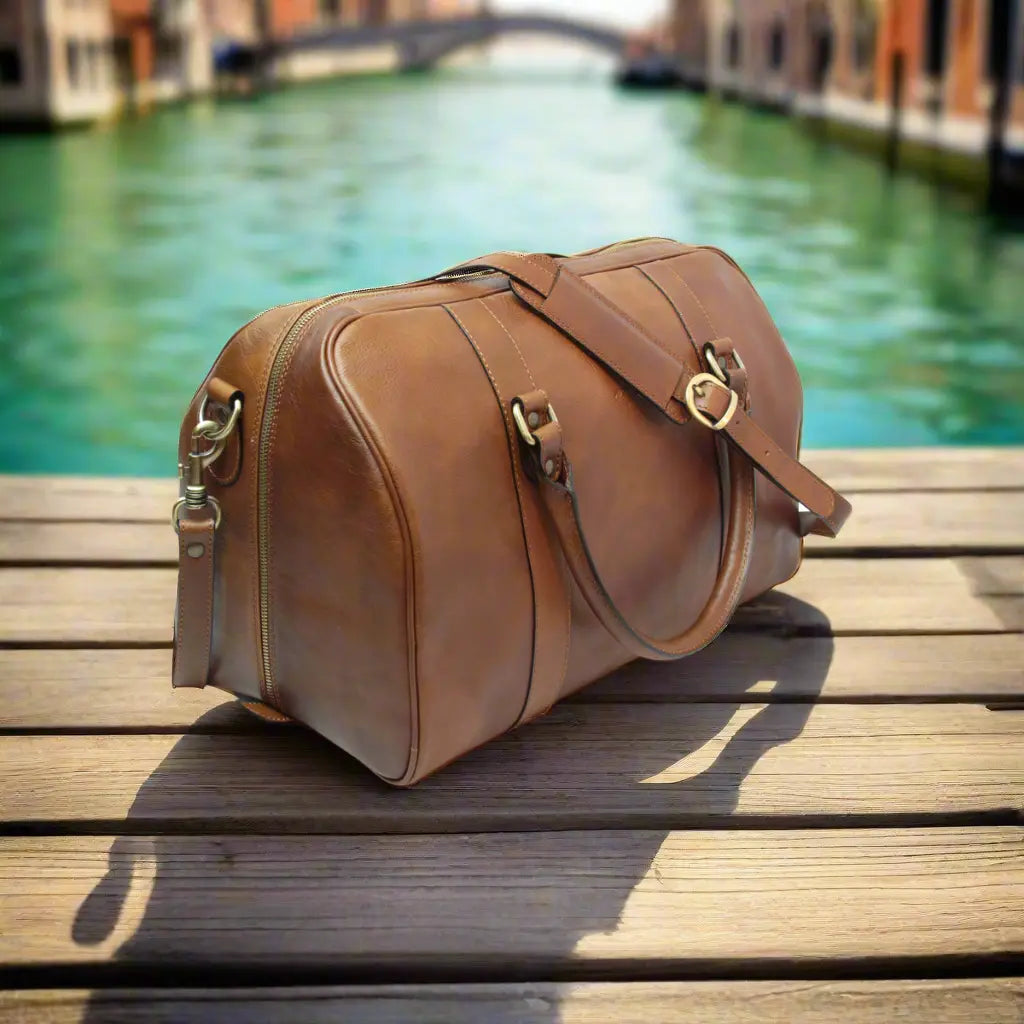 Full grain Leather Travel Bag | Weekend & Business Trips