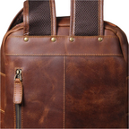 Vintage Crazy Horse Leather Backpack | Laptop & Travel Bag