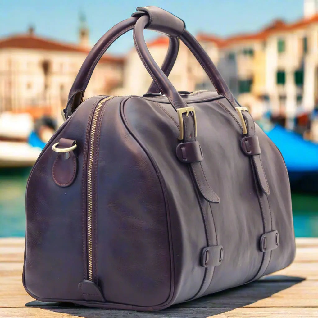 Cowhide Leather Duffel Bag | Travel & Business