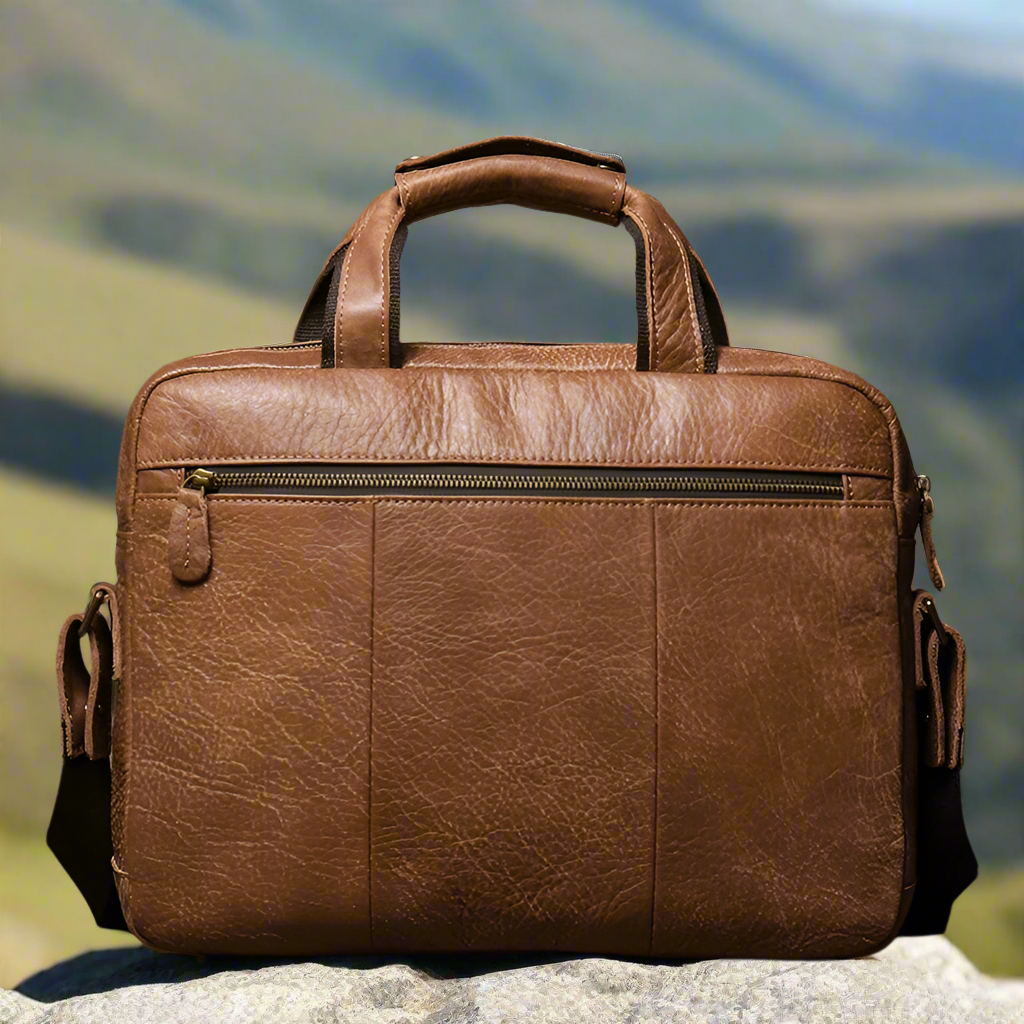Professional Genuine Leather Briefcase | Work & Travel