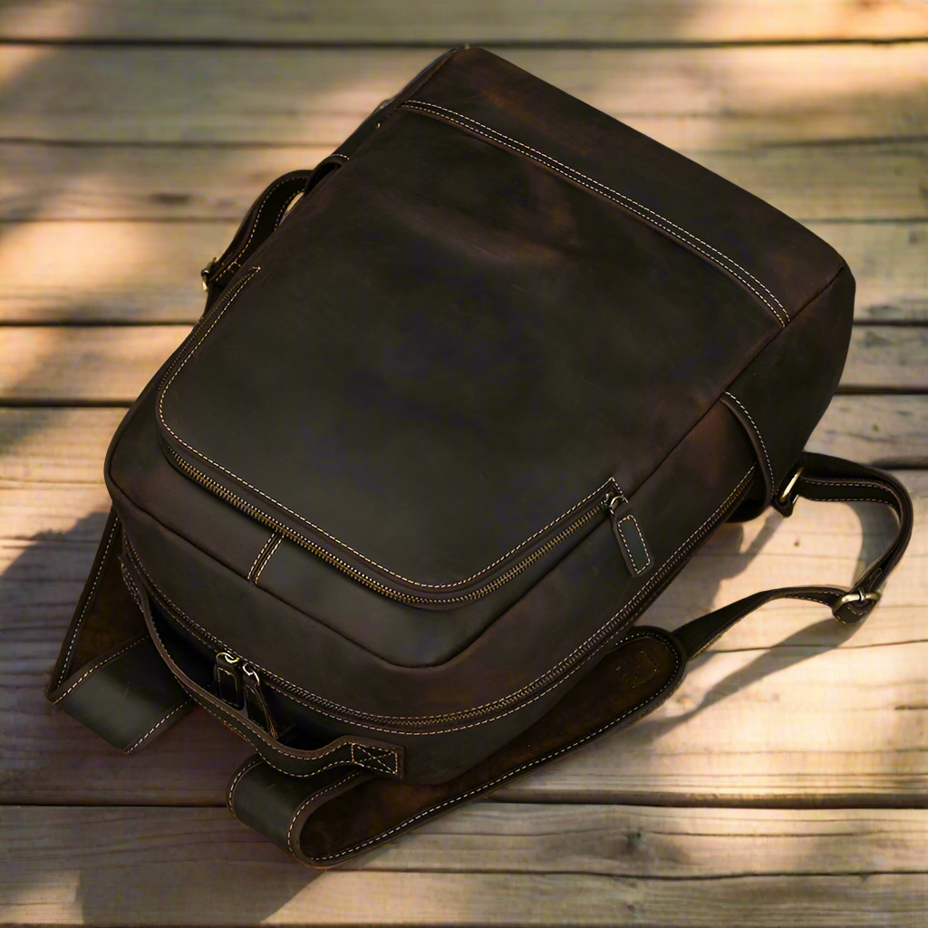 Men's Leather Backpack | Everyday Use