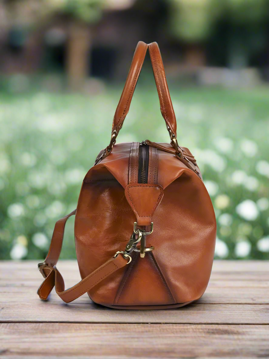 Ladies’ Genuine Leather Satchel | Daily Use
