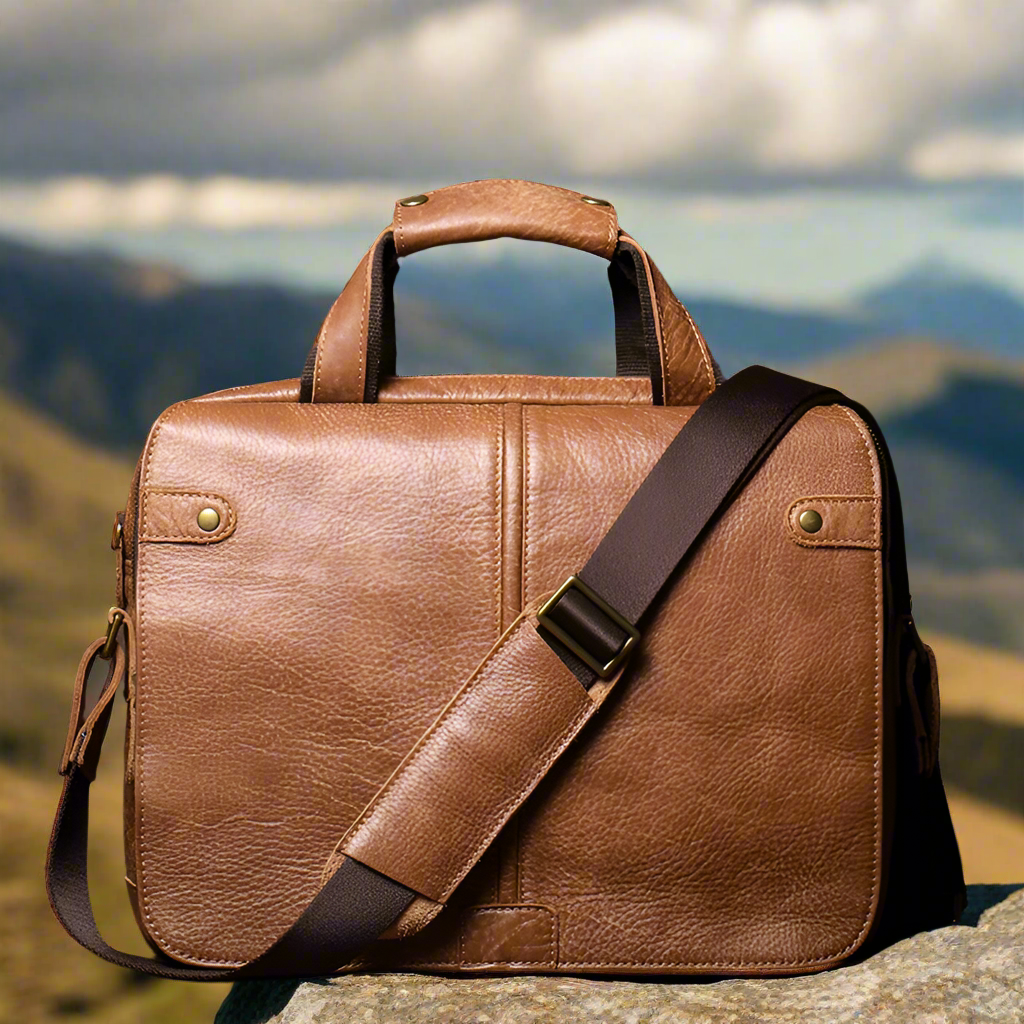 Professional Genuine Leather Briefcase | Work & Travel