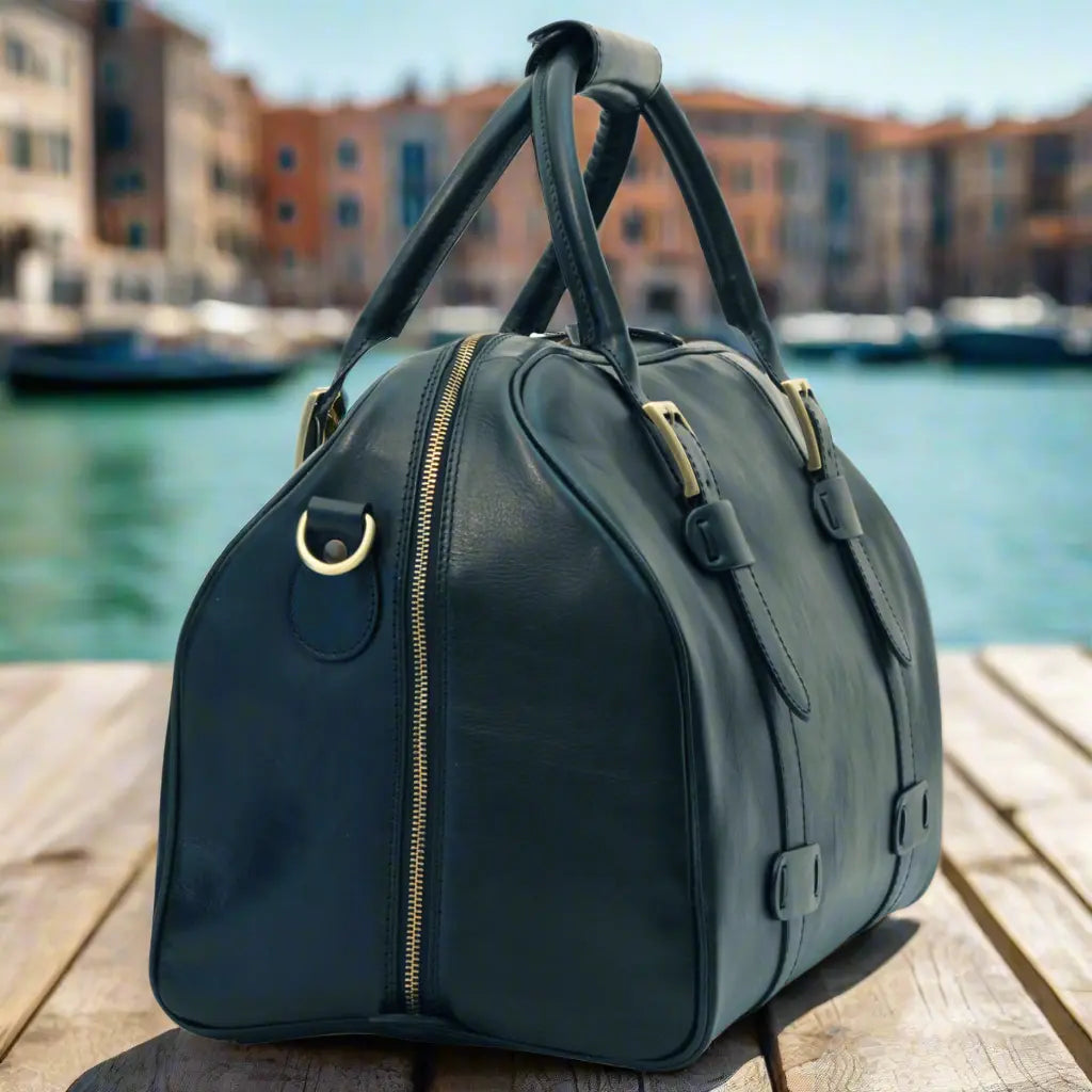 Cowhide Leather Duffel Bag | Travel & Business