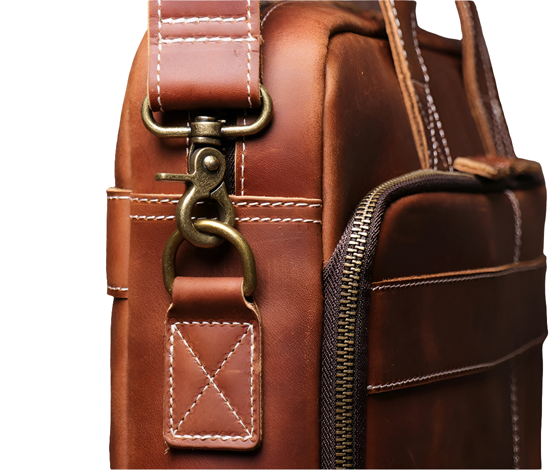 Professional Leather Laptop Bag | Office, Study, & Travel