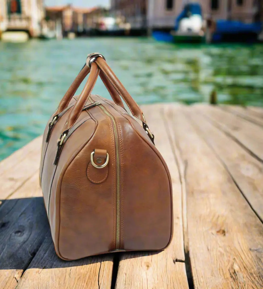 Full grain Leather Travel Bag | Weekend & Business Trips