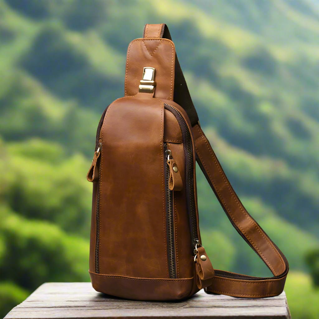 Genuine Leather Crossbody | Travel