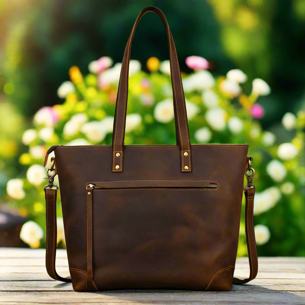 Soft Leather Crossbody Tote | Everyday Bag
