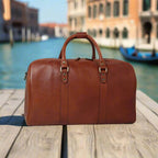 Full Grain Leather Large Travel Bag | Weekend & Business Trips