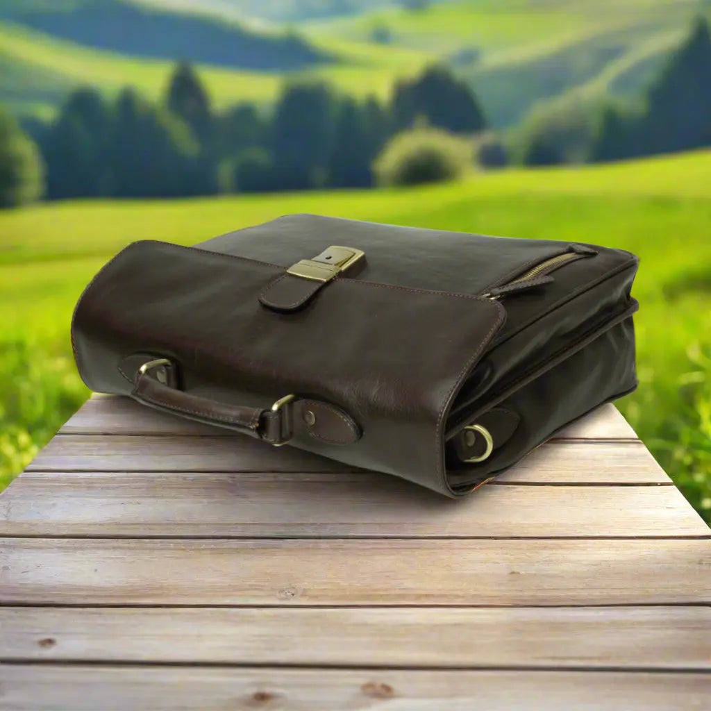Full Grain Leather Briefcase | Office & Business