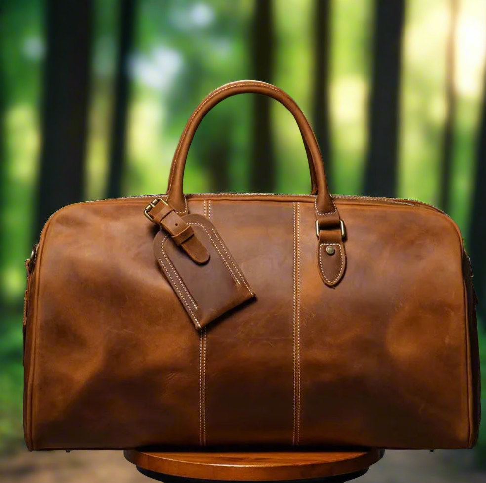 Classic Genuine Leather Duffle Bag | Travel & Getaways