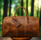 Classic Genuine Leather Duffle Bag | Travel & Getaways