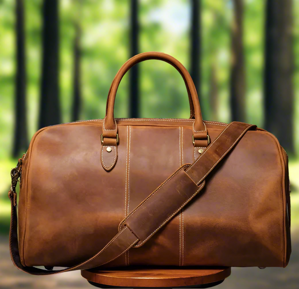 Classic Genuine Leather Duffle Bag | Travel & Getaways