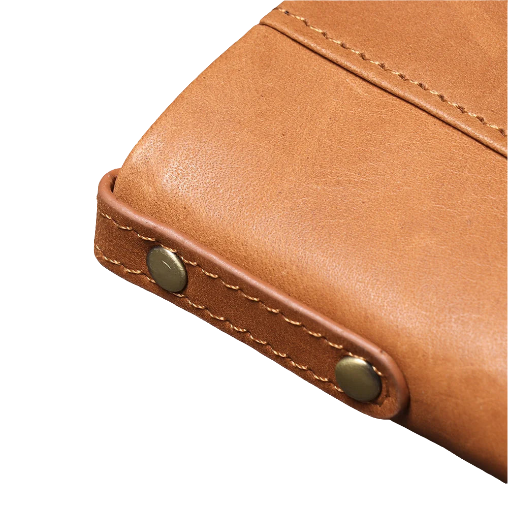 Unisex Wallet with Lock Closure – Genuine Top-Grain Leather
