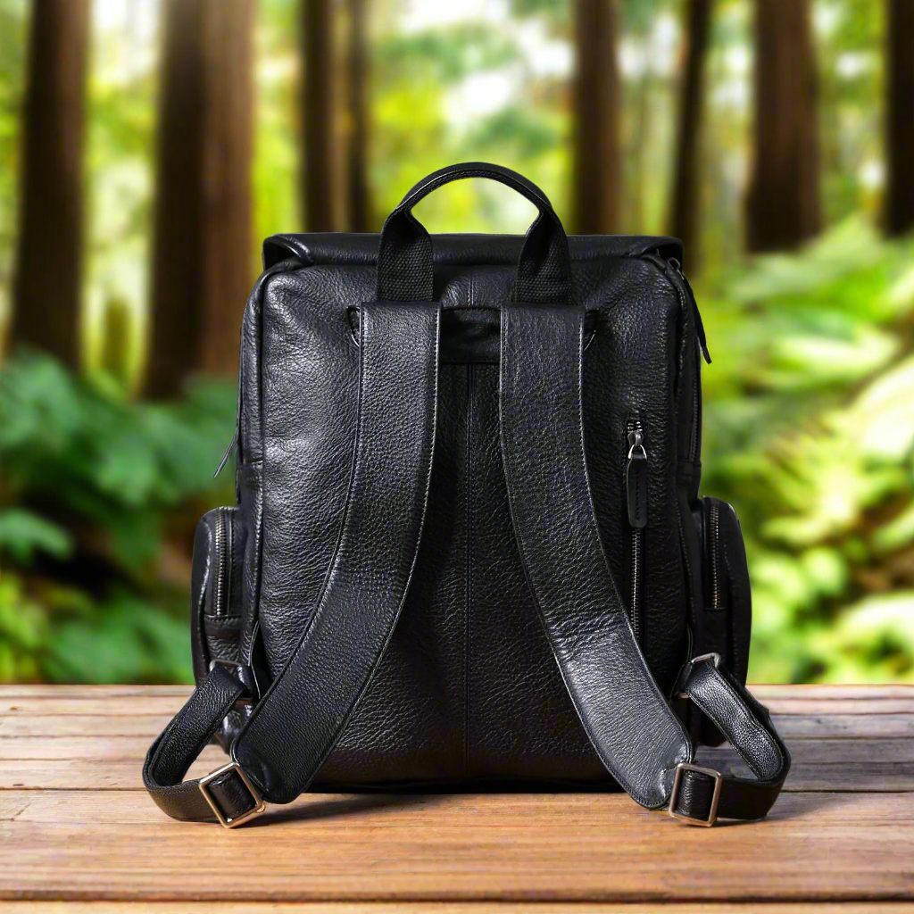 Full-Grain Leather Daypack | Travel & Everyday