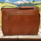 Calfskin Nappa Messenger Bag | Everyday Use & Casual