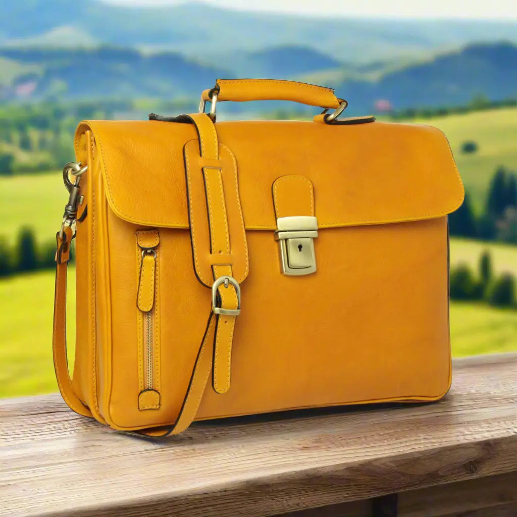 Full Grain Leather Briefcase | Office & Business