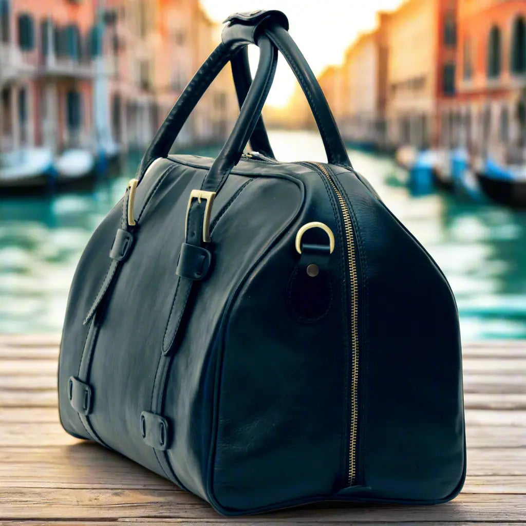 Cowhide Leather Duffel Bag | Travel & Business