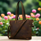 Soft Leather Crossbody Tote | Everyday Bag