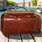Medium Leather "Old America" Bag | Travel & Weekend