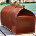 Large Leather "Old America" Bag | Travel & Weekend